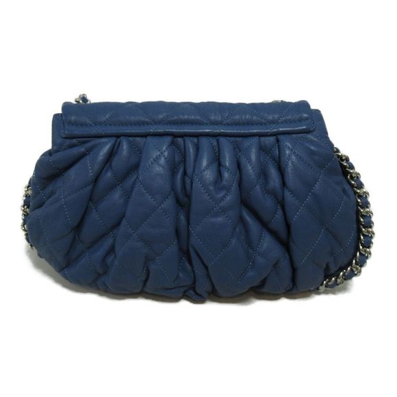 Chanel Chain Shoulder Bag Lambskin Blue - Picture 2 of 7